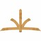 Ekena Millwork Davenport Rough Sawn Timber Gable Bracket, Western Red Cedar, 96"W x 52"H x 2"D x 6"F, 13/12 Pitch GBW096X52X0206DAV00RWR - alternate 1